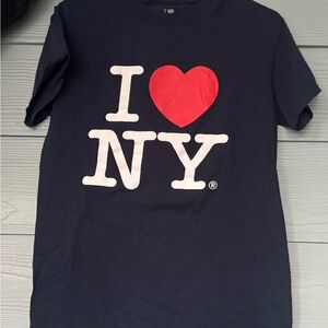 Classic I Love NY T-Shirt - Navy and Red